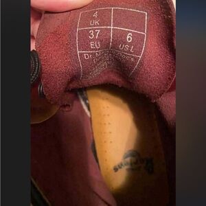 Dr. Martens Men's Burgundy Boots